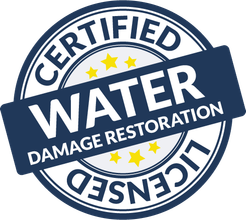 Certified & licensed for water damage restoration